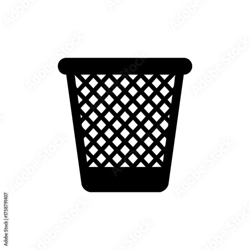 Trash bin icon