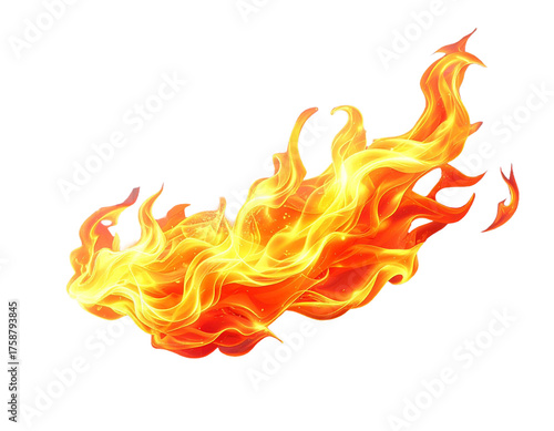 Feuerflamme, transparenter Hintergrund, PNG