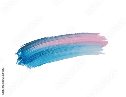 Abstract Blue to Pink Brush Stroke Gradient Artwork for Modern Design and Creativity.