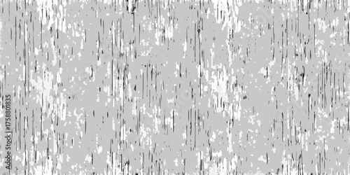 Abstract vertical grunge texture background with distressed gray and white paint strokes