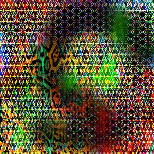 Colorful fashion print leopard designs.Fabric fashion pattern.Wave textile print design,illustration.Fractal colorful pattern.Print pattern illustration.New season fabric print.Textile fashion pattern