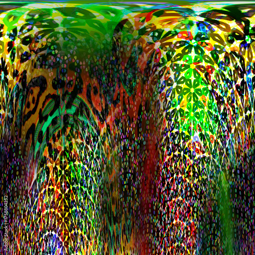 peacock feather pattern