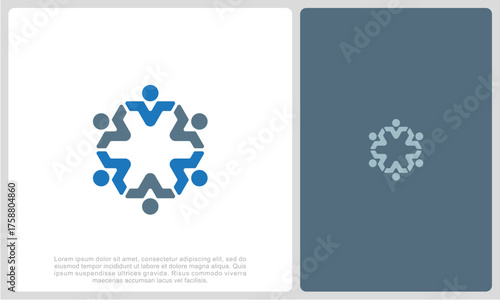 Human resources concept, target market and audience, focus group, public relations, vector icon - Vector