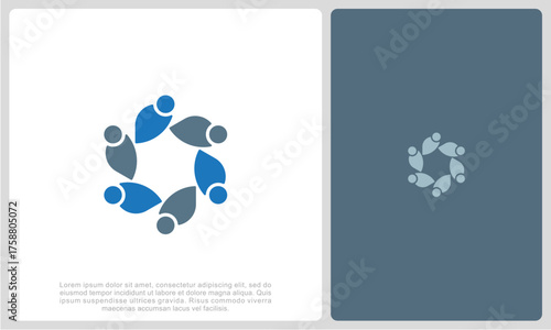 Human resources concept, target market and audience, focus group, public relations, vector icon - Vector