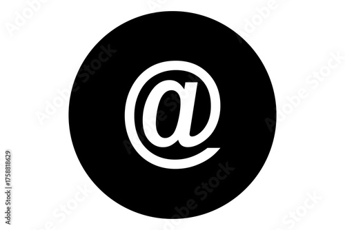 @ at the rate e mail sign icon transparent background