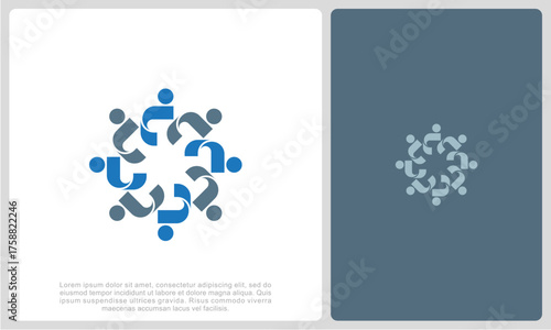 Human resources concept, target market and audience, focus group, public relations, vector icon - Vector