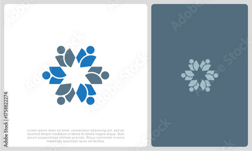 Human resources concept, target market and audience, focus group, public relations, vector icon - Vector