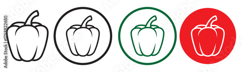 Simple Line Art Fruit Illustration