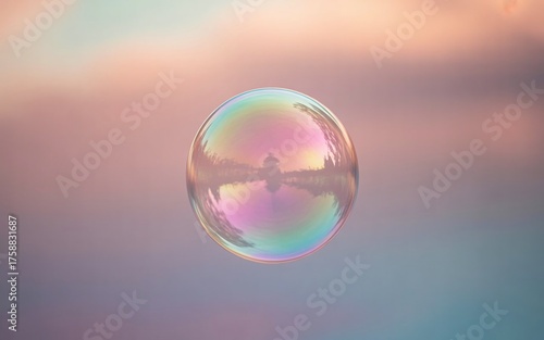 Soft Pastel Abstract Background with Bokeh Lights and Gradient Glow for Dreamy and Romantic Atmosphere