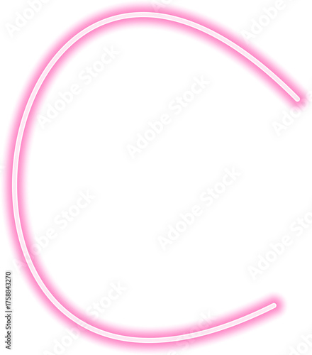 Free-flowing hand-drawn neon line with a continuous wavy motion, glowing brightly and forming an organic abstract path.