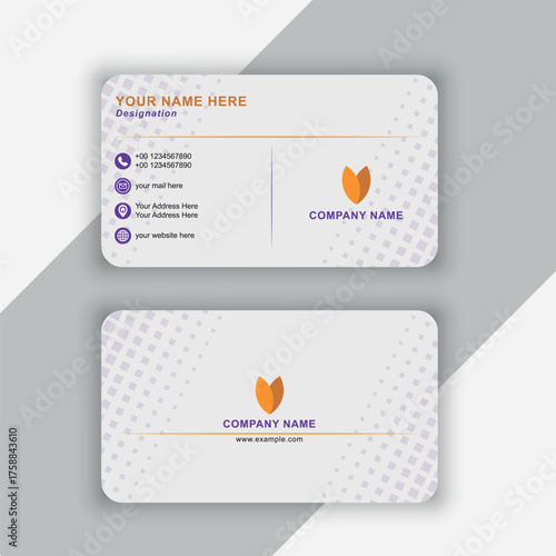 Minimalist Company Card Design Modern Branding Templates