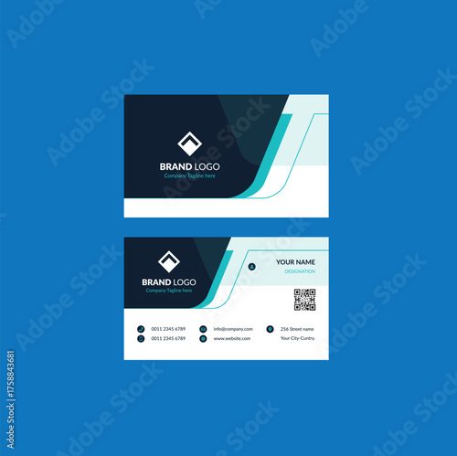 Corporate Visiting Card Design Modern Layout and Clean Look