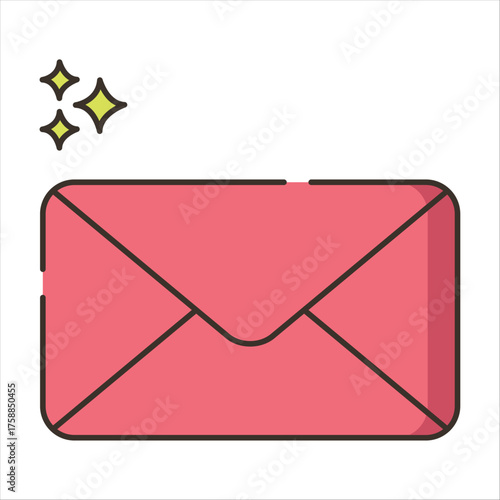 Communication and Mail Symbol – Minimal Vector Design
