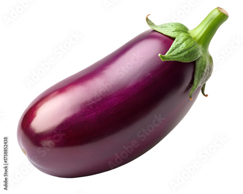 Wallpaper Mural eggplant isolated on transparent white background clipping path Torontodigital.ca