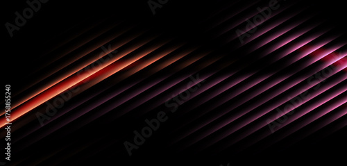 Red and Purple Gradient Flow – Neon Energy Motion Background