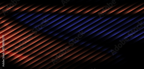 Orange and Black Speed Lines – Futuristic Motion Light Background