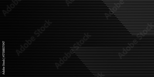Black oblique straight line background. Dynamic dark linear abstract wallpaper. Futuristic Technology Concept