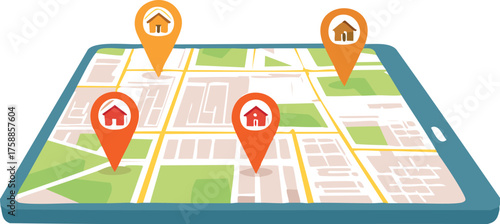 map, gps, icon, pin, travel