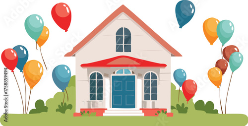 balloon, birthday, balloons, party, home, air