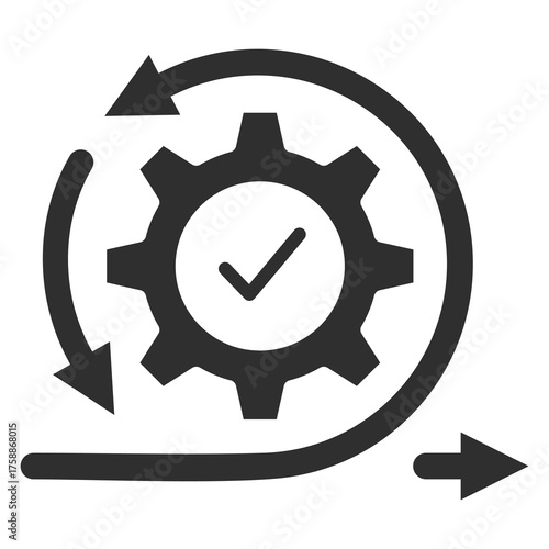 Agile Icon Single Vector Collection 