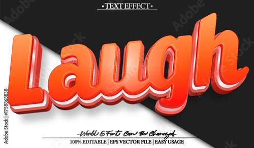 Funny Laugh Comedy Joke Humor Sketch Show Text Effect Editable Alphabet