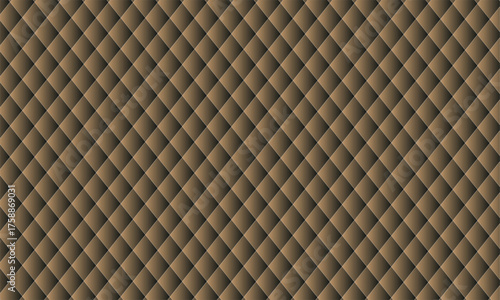 Vector art of brown diamond pattern texture background abstract geometric