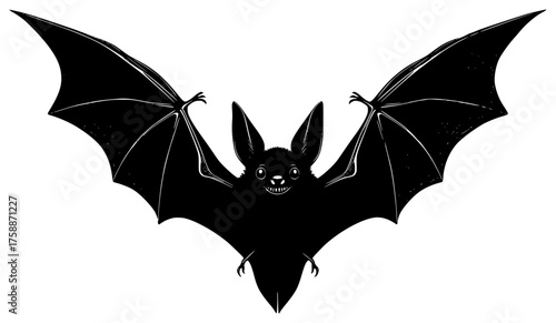 a black silhouette of a bat on a transparent background, bat, black, drawing, fly, illustration, silhouette, wing 