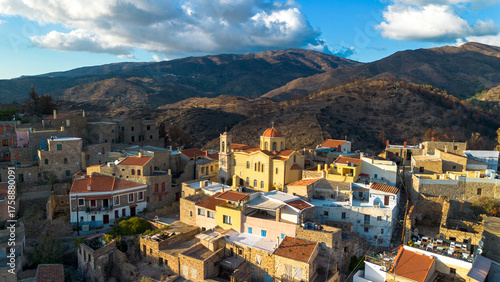 Volissos village at north C...