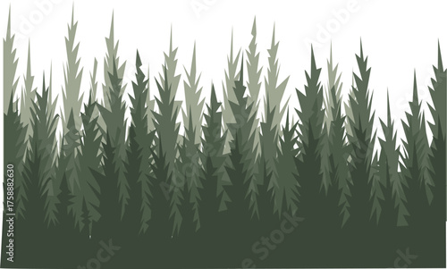 set of christmas trees ,set of trees ,christmas, tree, pine, vector, holiday, nature, illustration, snow, forest, winter, xmas, green, celebration, landscape, trees, silhouette, new, set, season, ever