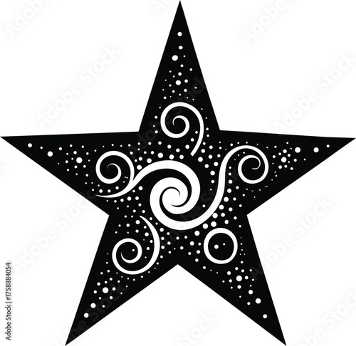 A detailed close up of a metallic gold abstract geometric structure with a matte finish isolated on transparent background