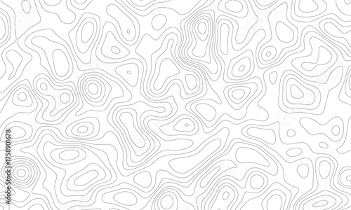 Topographic map background geographic line map with seamless ornament design. Seamless pattern with lines Topographic map 