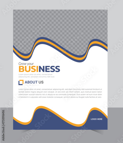 a4 size corporate business flyer ,creative poster, modern leaflet, modern flyer, corporate poster, creative leaflet, one of the best flyer template design.