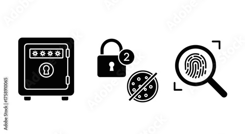 Secure data protection with digital safety, identity verification, and cyber security tech