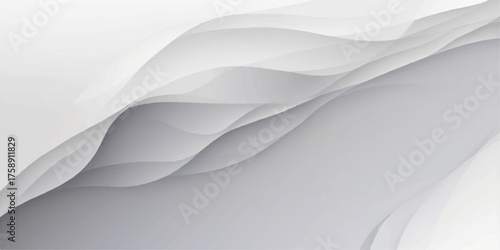 White paper texture with a soft blue wave pattern and smooth gray futuristic design