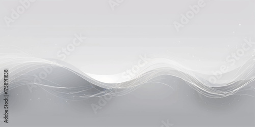 Abstract blue wave flowing design with light and curve lines, perfect for a vector illustration background