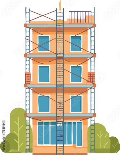 building, balcony, house, construction, architecture, apartment