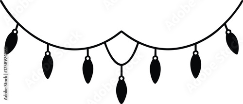 Abstract geometric pattern featuring intersecting lines and shapes in monochrome tones isolated on transparent background