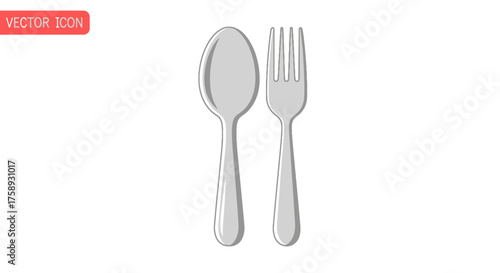 Silver Spoon and Fork Utensils Dining Essentials for Food Service.