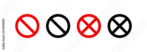 Stop signs ban icon. Vector illustration desing.