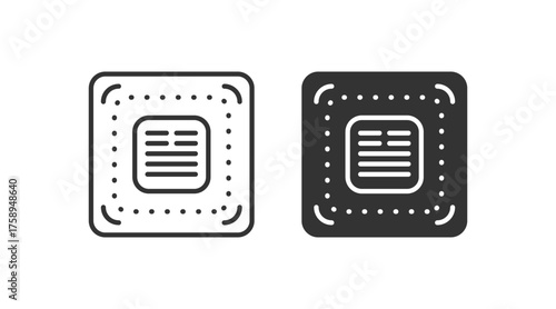 Processor CPU icon. Vector illustration desing.
