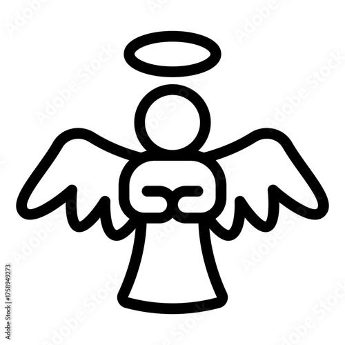 angel icon vector
