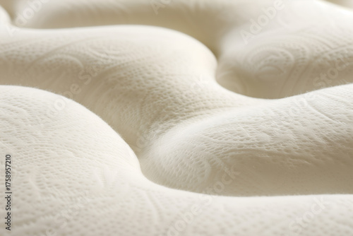 Wallpaper Mural Macro shot of the creamy textured wavy quilted surface of the mattress Torontodigital.ca