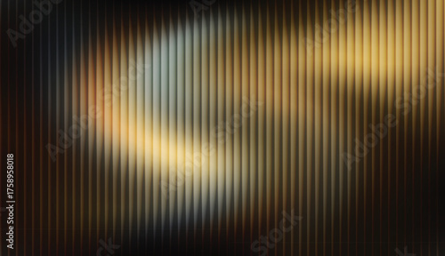 A dynamic abstract texture with a vertical striped overlay set against a soft, bright light gradient.