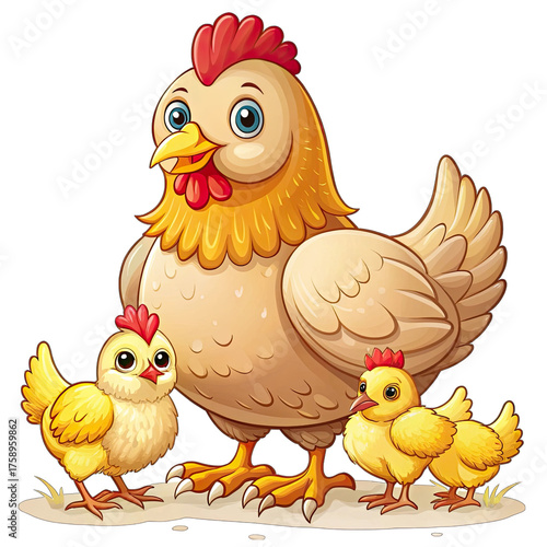 hen and chicken