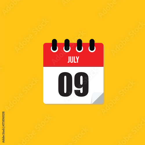 July 9 Calendar