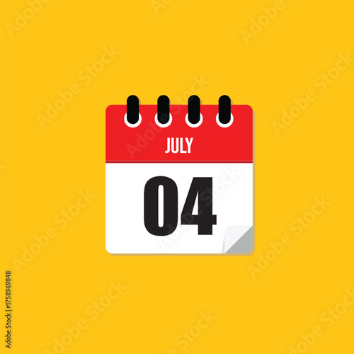 Fourth of July Calendar