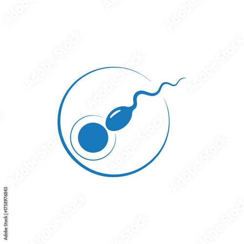 Fertility and reproduction logo design