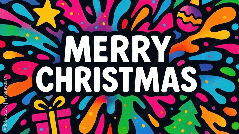 Obraz premium Vibrant festive holiday celebration