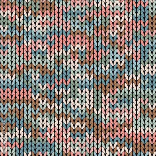 Knitted background pattern wallpaper knitting decorative print handmade textile knitting handiwork