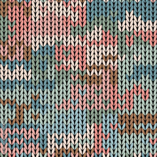 Knitted background pattern wallpaper knitting decorative print handmade textile knitting handiwork